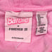 Forever 21 x Barbie Women Pink Floral Jacquard Cropped Zip Athletic Hoodie L
