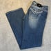 MISS ME women Jeans sz 28 EASY BOOT JE6067ER bling, bold stitching Sequins