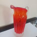 Glass Orange colored water pitcher