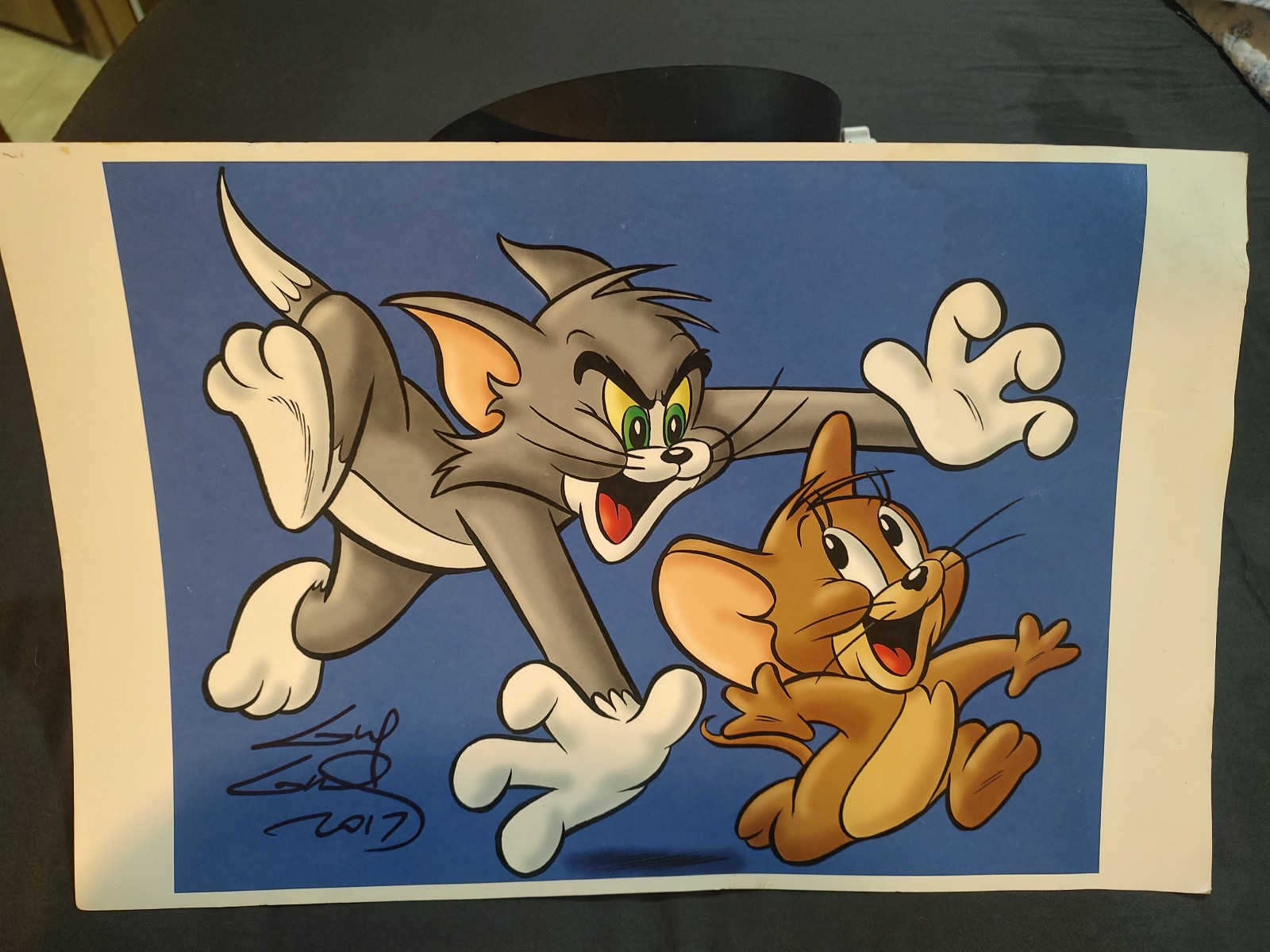 Blue Tom & Jerry 11x17 Art.