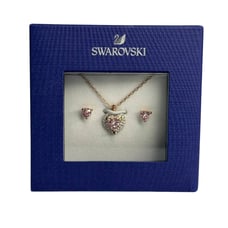 SWAROVSKI EARRINGS & PENDANT NECKLACE