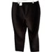 NWT Talbots Soho 5 Pocket Straight Leg Black Ponte Knit Slimming Pants Size 22WP