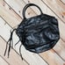 Elliott Lucca Faro black leather satchel bag