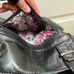Elliott Lucca Faro black leather satchel bag