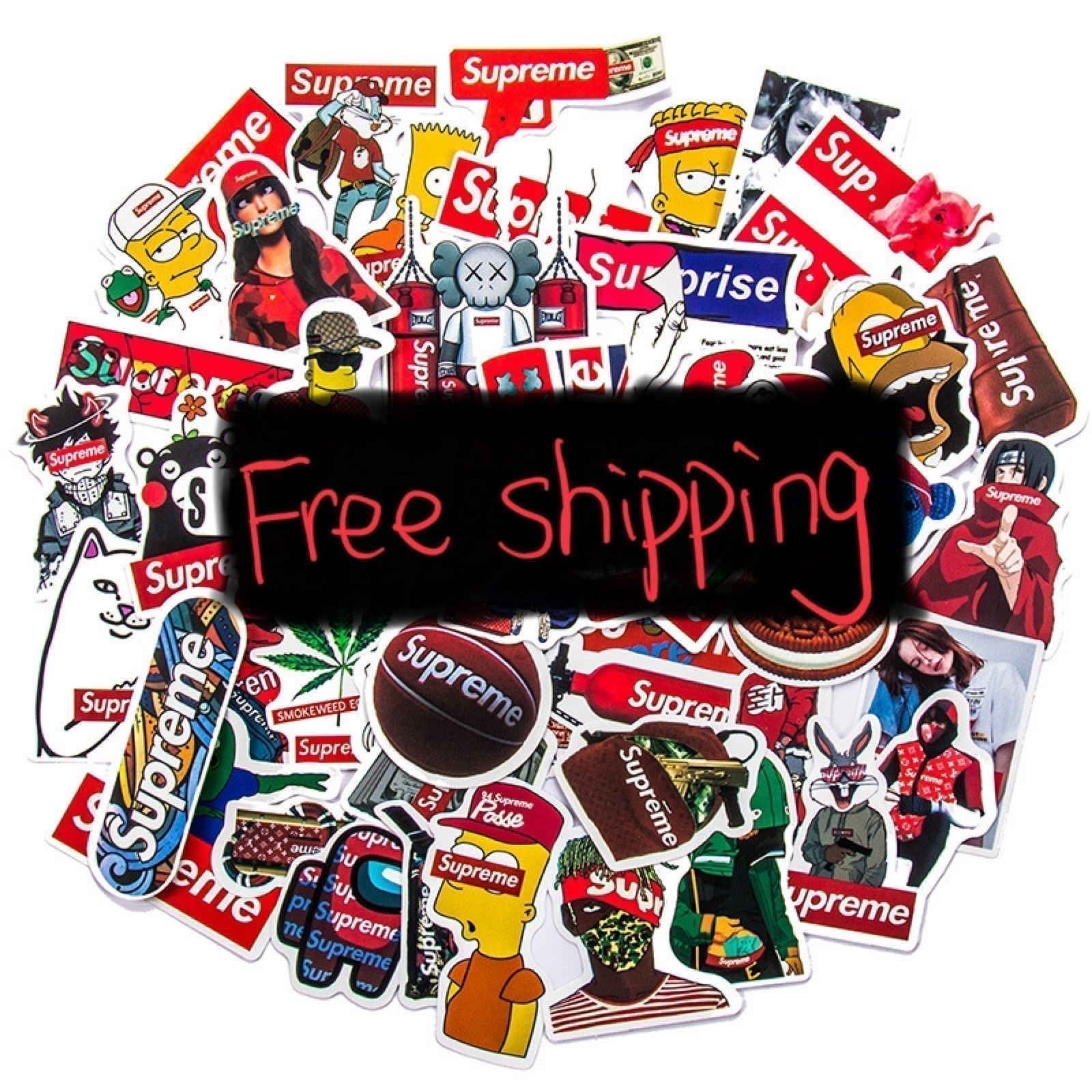 Free top supreme stickers