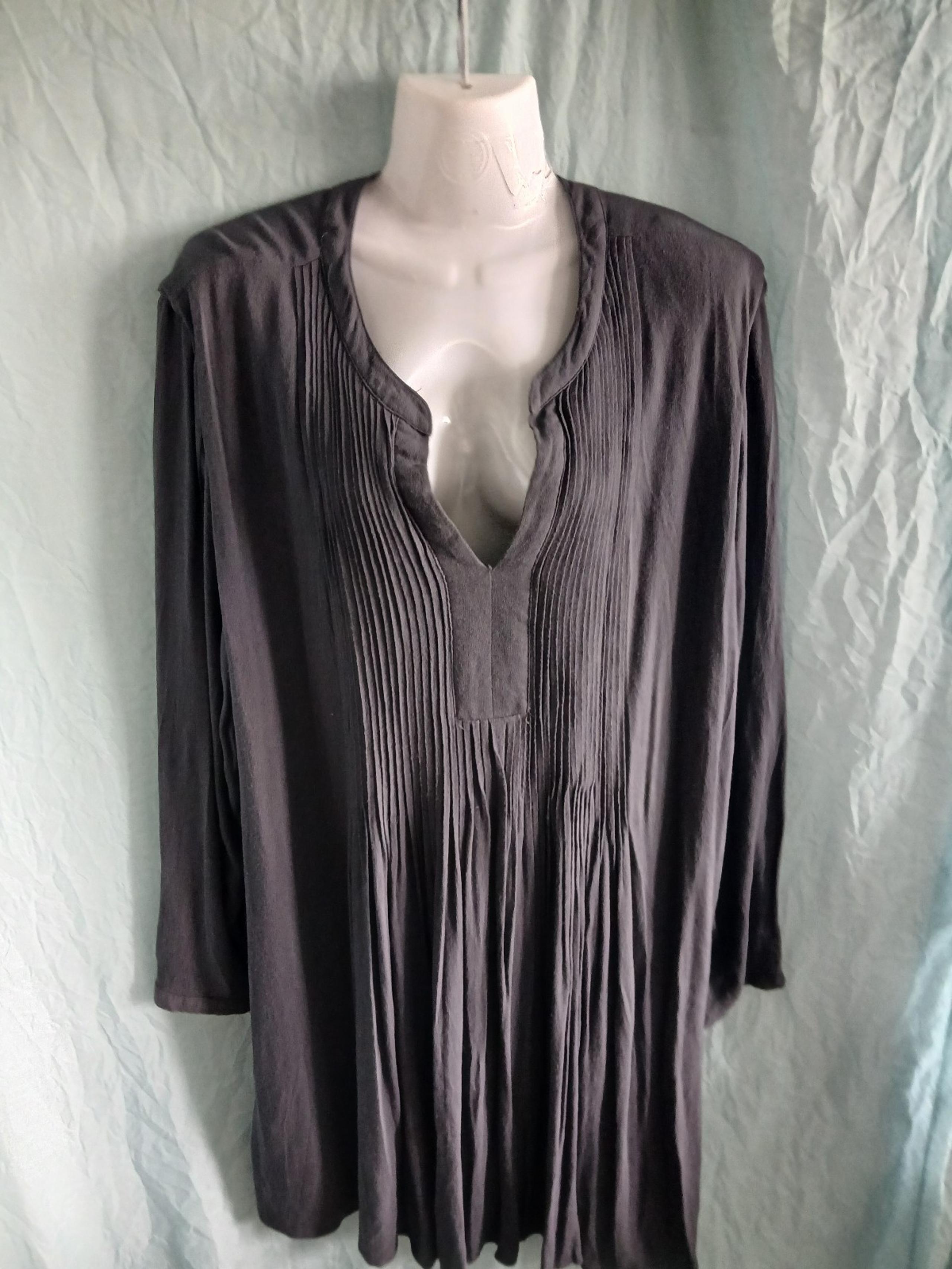 Old Navy black pleated knee-length lined dress XL