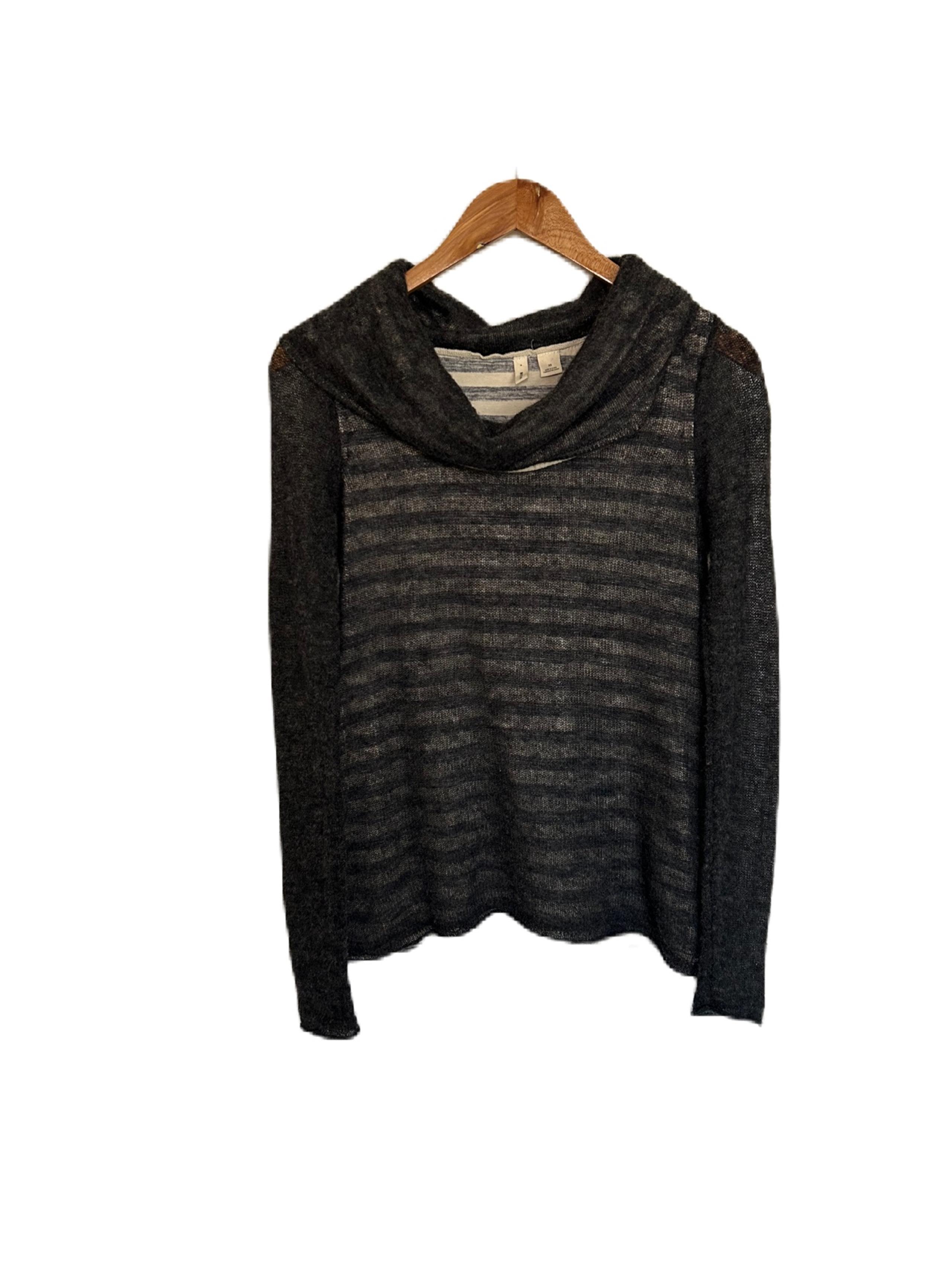 Anthropologie Moth Women’s Alpaca Wool Blend Two Layer Cowl Neck Sweater XS