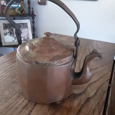 Vintage copper teapot