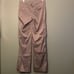 Burberry London Flare Trousers Khaki Cargo Scrunched Sides 90s Y2K Pants Sz 8