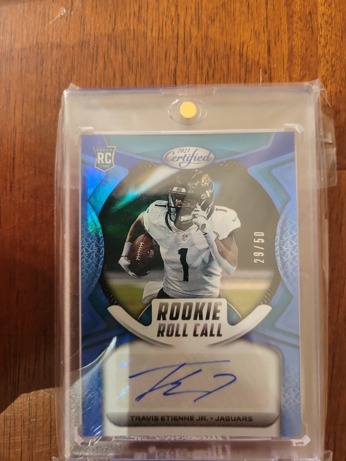 Travis etienne roll call rookie auto 29/50