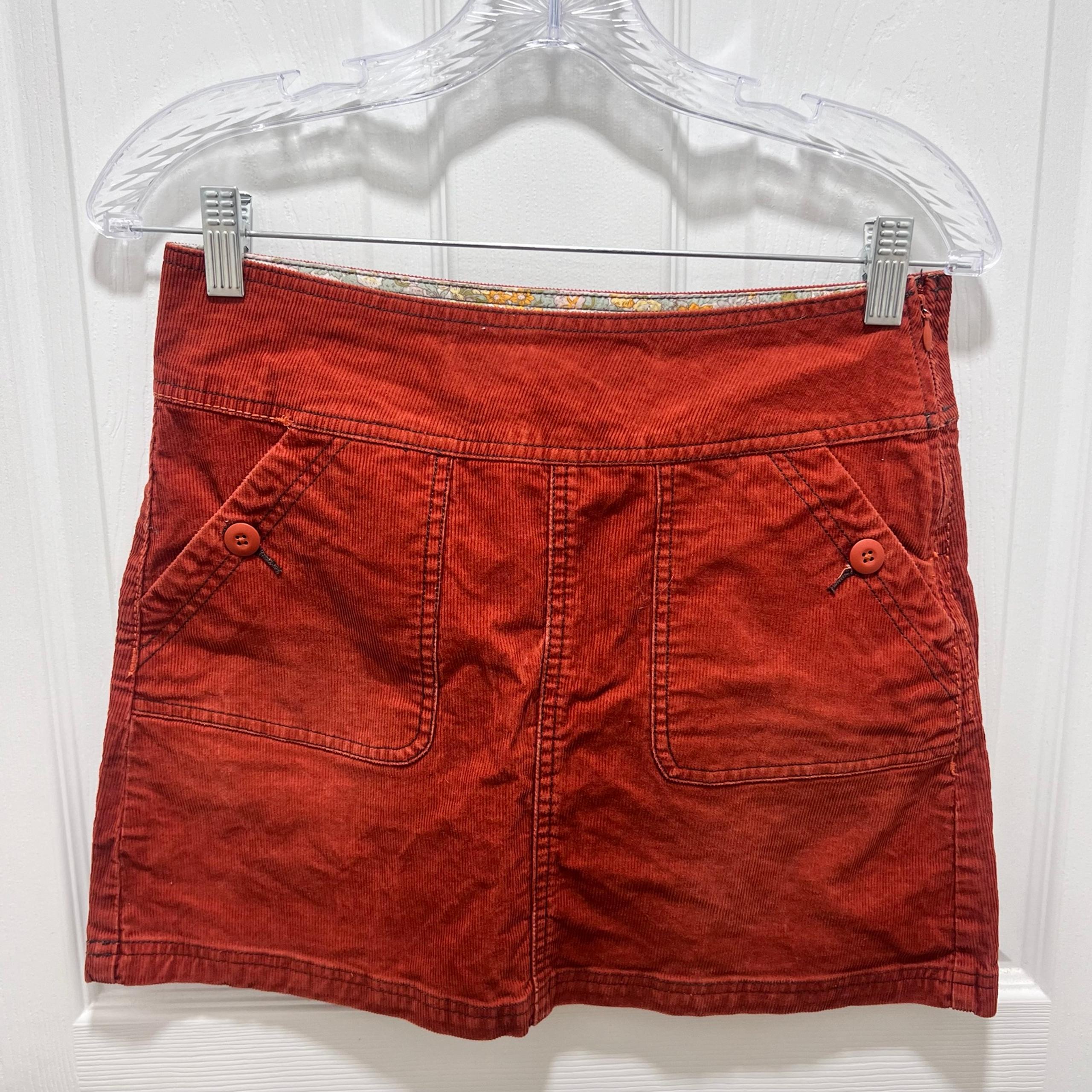 Prana Women’s Canyon Corduroy Mini Skirt size 2