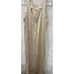 Anne Lewin Vintage Creme w/ Blac Polka Dot Silk Maxi Dress Slip Nightgown large