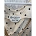 Anne Lewin Vintage Creme w/ Blac Polka Dot Silk Maxi Dress Slip Nightgown large