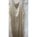 Anne Lewin Vintage Creme w/ Blac Polka Dot Silk Maxi Dress Slip Nightgown large