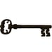 Vintage Large French 'Chateau' Key Bottle Opener and Hidden Corkscrew