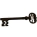 Vintage Large French 'Chateau' Key Bottle Opener and Hidden Corkscrew
