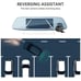 Mirror Dash Cam Dual 6.8'' LCD Touchscre