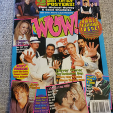 00s vintage wow! Magazine Backstreet boys jesse McCartney Chad Michael Murray