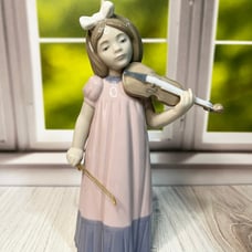 Lladro NAO Girl with Violin #1034