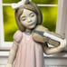 Lladro NAO Girl with Violin #1034