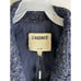 New L'AGENCE Womens 12 Marie Blue Tweed Metallic Blazer Jacket