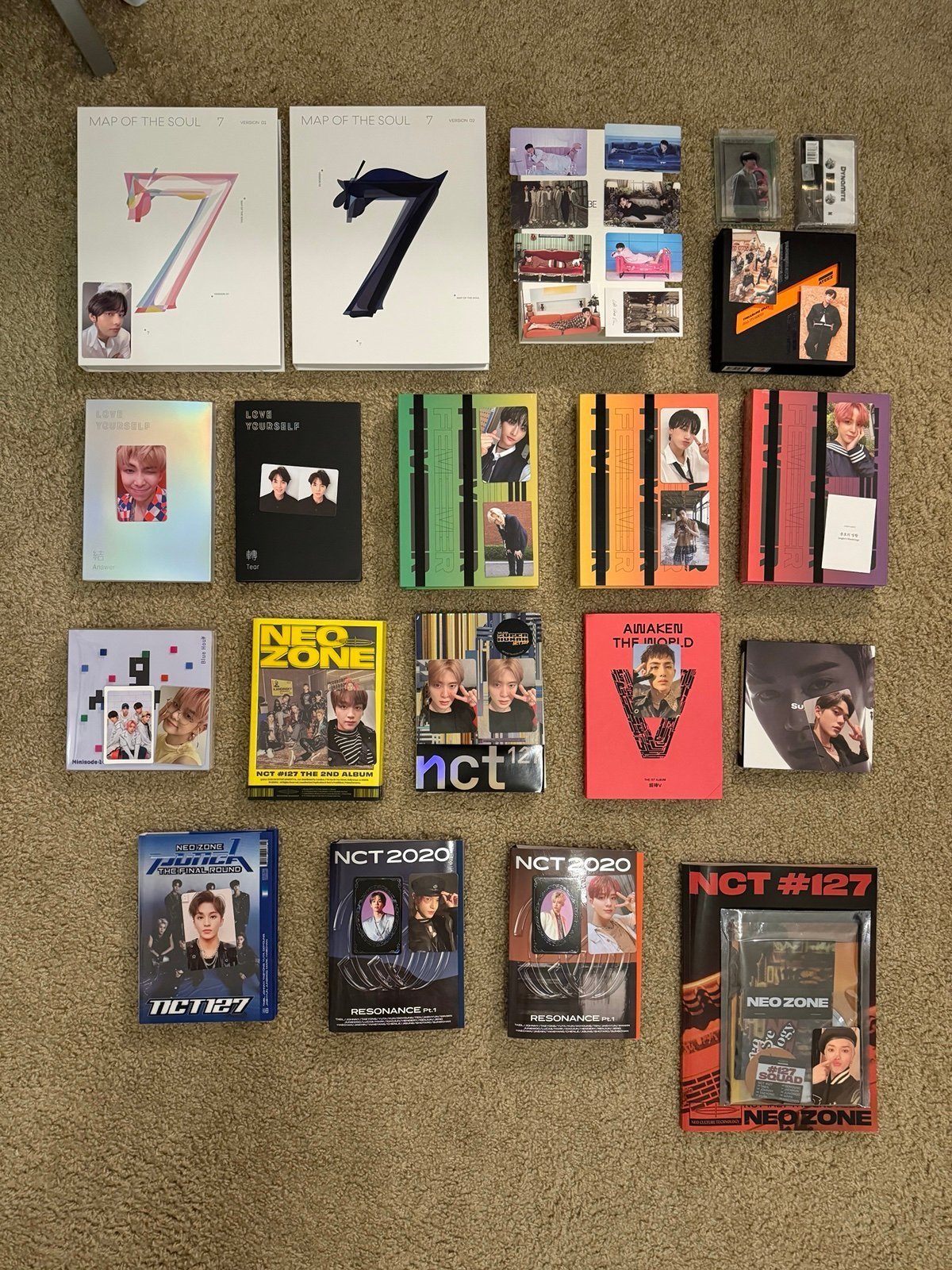 KPOP ALBUMS (BTS/NCT/ATEEZ/TXT/WAYV)