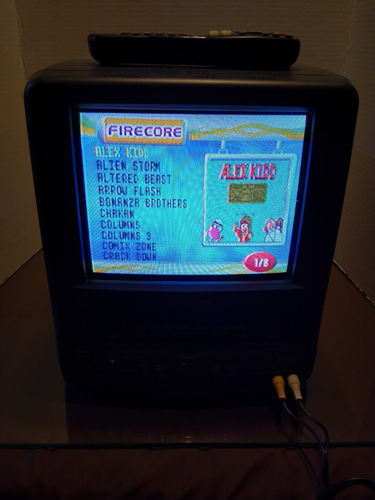 Broksonic TV/VCR * Retro Gaming TV* CTSGT-2799T w/ Remote . *Tested*.