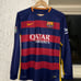 2015 Barcelona Dani Alves long sleeve soccer jersey