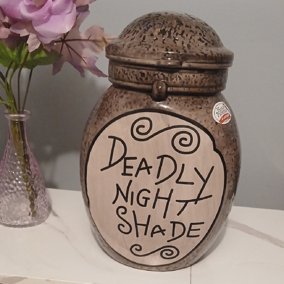 Disney The Nightmare Before Christmas Deadly Night Shade Decorative Jar