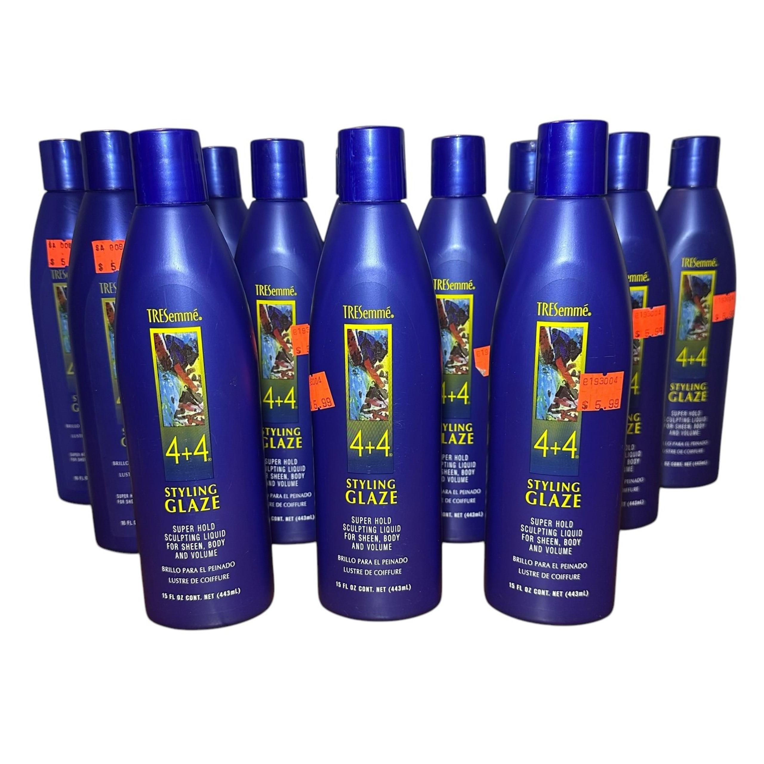 12X TRESemme 4+4 Styling Glaze Sculpting Liquid Super Hold 15oz READ DESCRIPTION