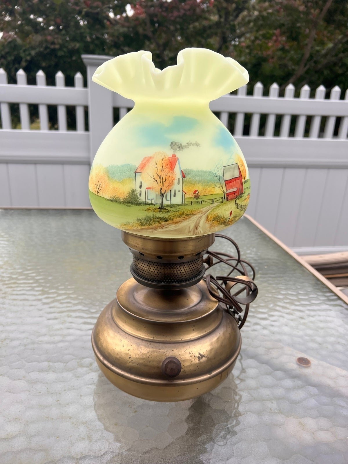 Fenton Vintage Lighting | Mercari