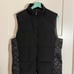 Stylish Lululemon Black Down Puffer Vest with Quilted Side Panels