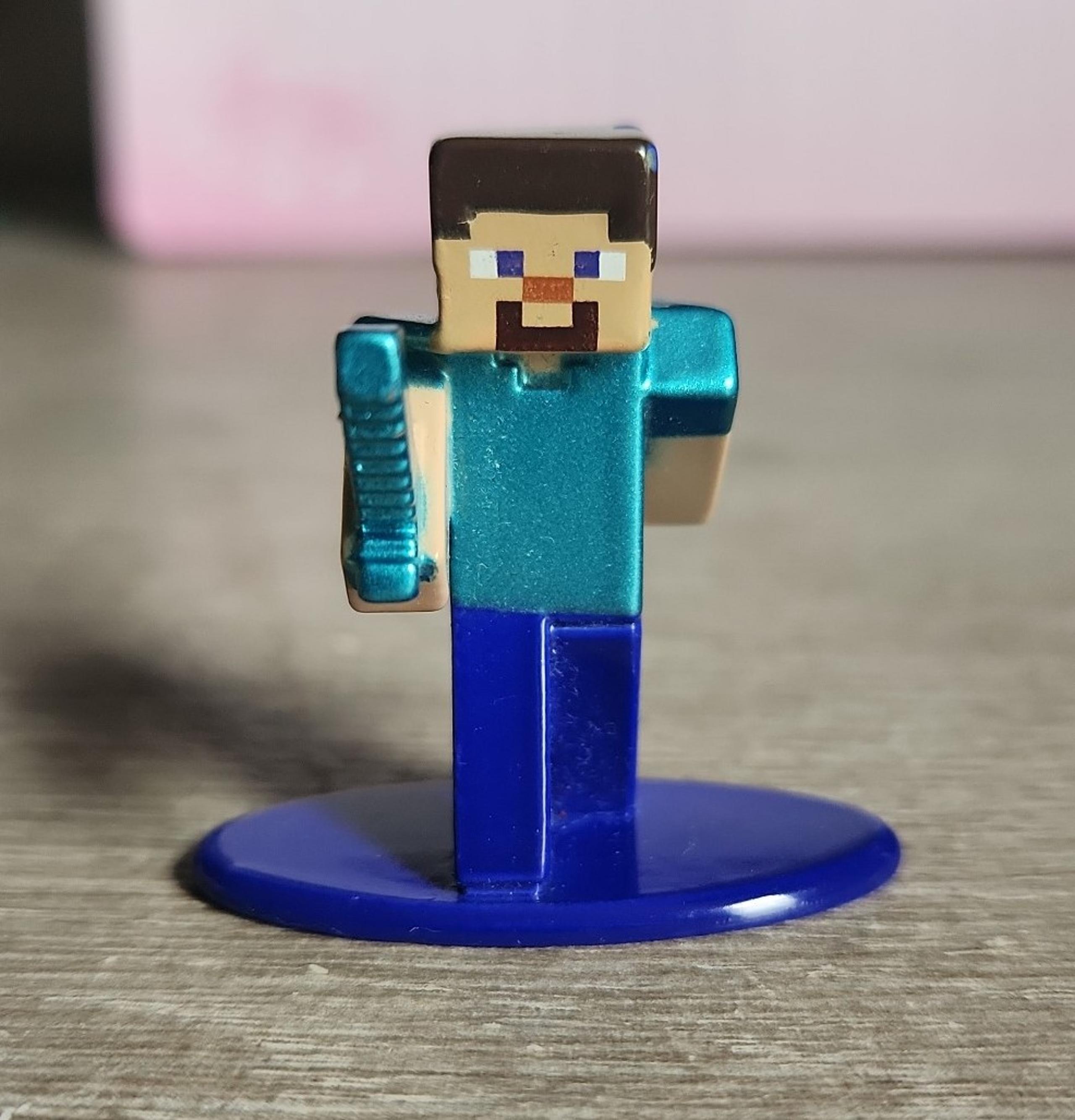 MINECRAFT STEVE METALFIGS METAL MINI FIGURE JADA TOYS VANGUARD METAL DIECAST 1.5