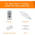 Shine LED rope light with dimmer
