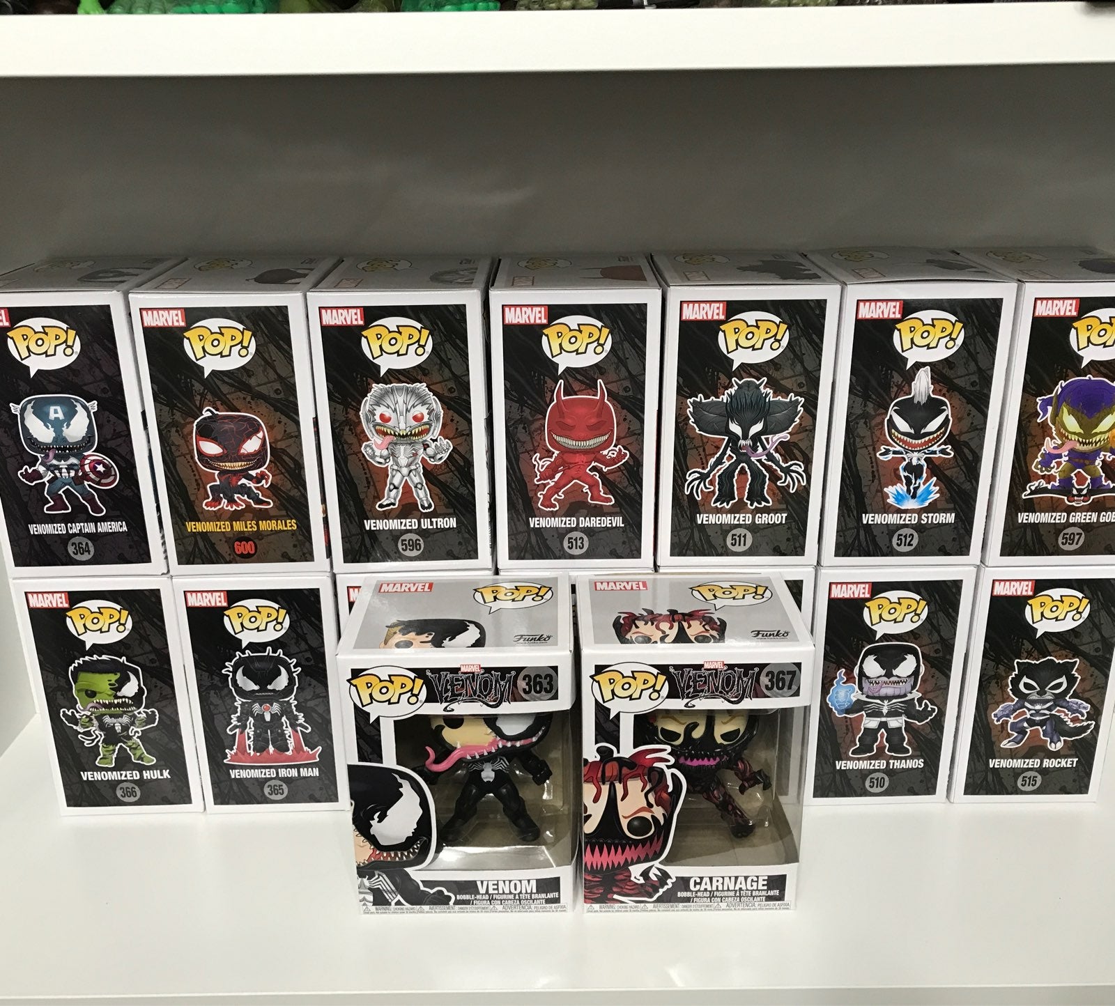 Funko Pop Venom Wave Venomized Series lot of 16 + BONUS