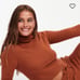 100% Cashmere Cropped Turtleneck