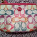 Coach Scribble Signature Wristlet