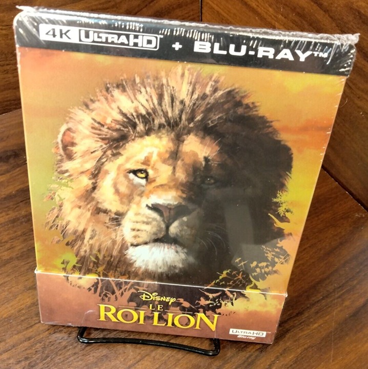 Lion King STEELBOOK (4K Blu Ray+Blu-ray)-EUROPEAN IMPORT -NEW (Sealed)-Free S&H