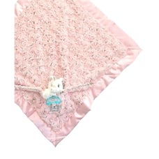 ZALAMOON Luxie Pocket Blanket with Jollypop Pacifier + RazBuddy (Unicorn)