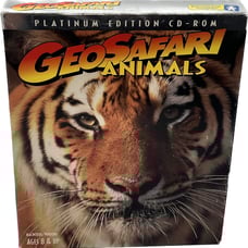 GeoSafari Animals Platinum Edition Big Box (CD-Rom, 1996) Educational Insights.