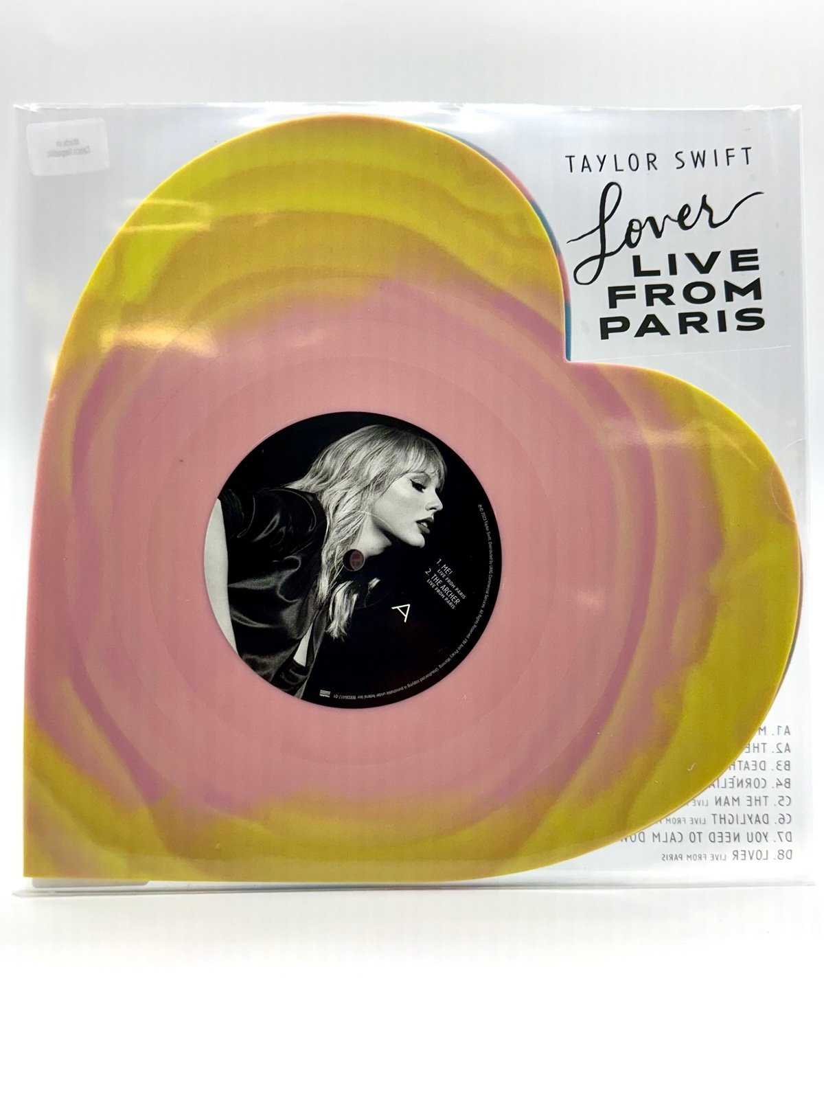 Lover (Live From Paris) Heart Shaped Vinyl