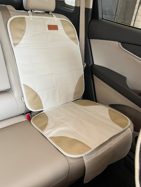 Car Seat Protector for Leather and Fabric Seats, Non-Slip Bottom, Waterproof