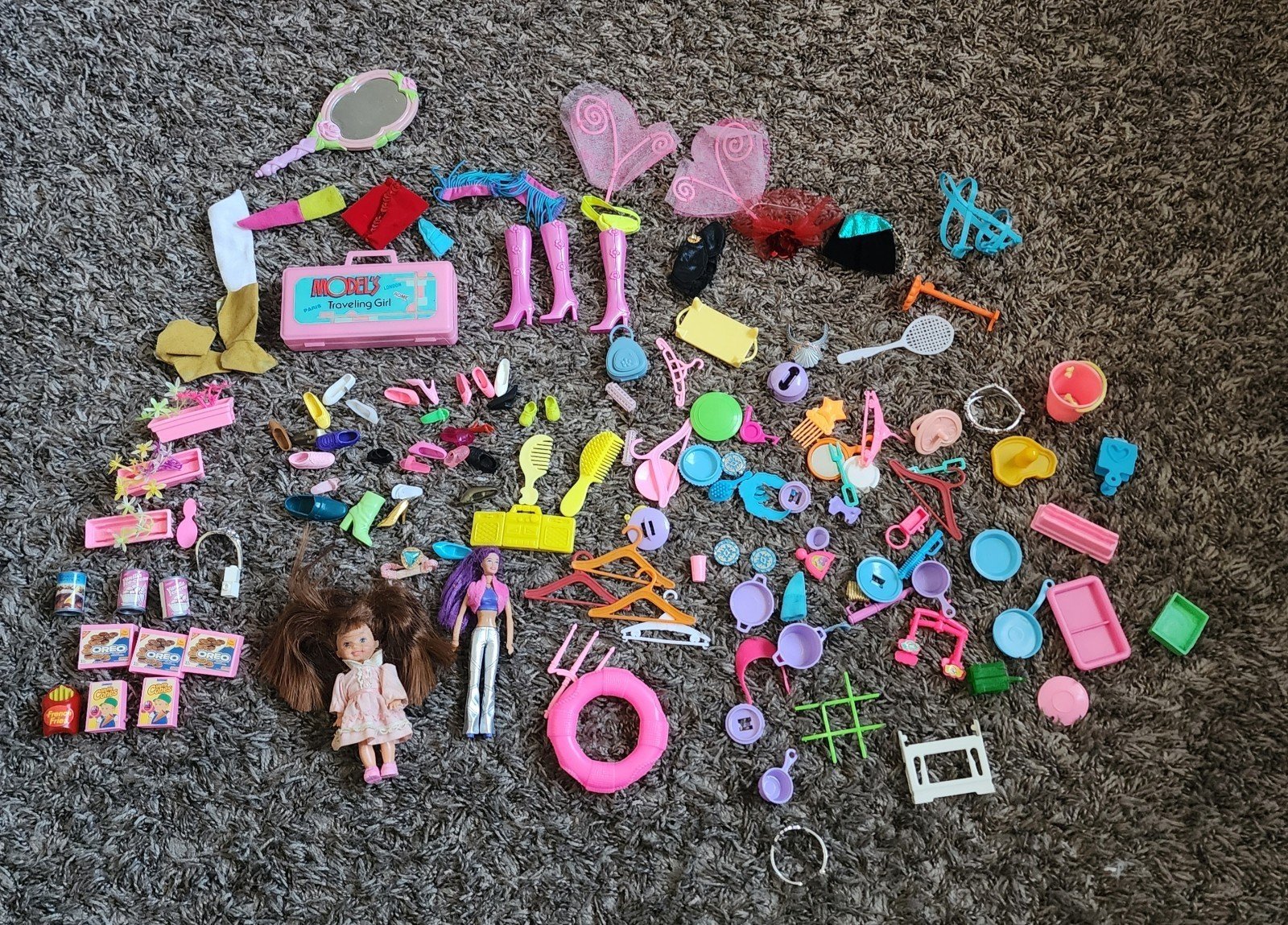 VTG Barbie Doll Accessories, Shoes, Oreo HUGE LOT