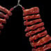 Vintage red/orange hand knotted graduated coral necklace with sterling silver