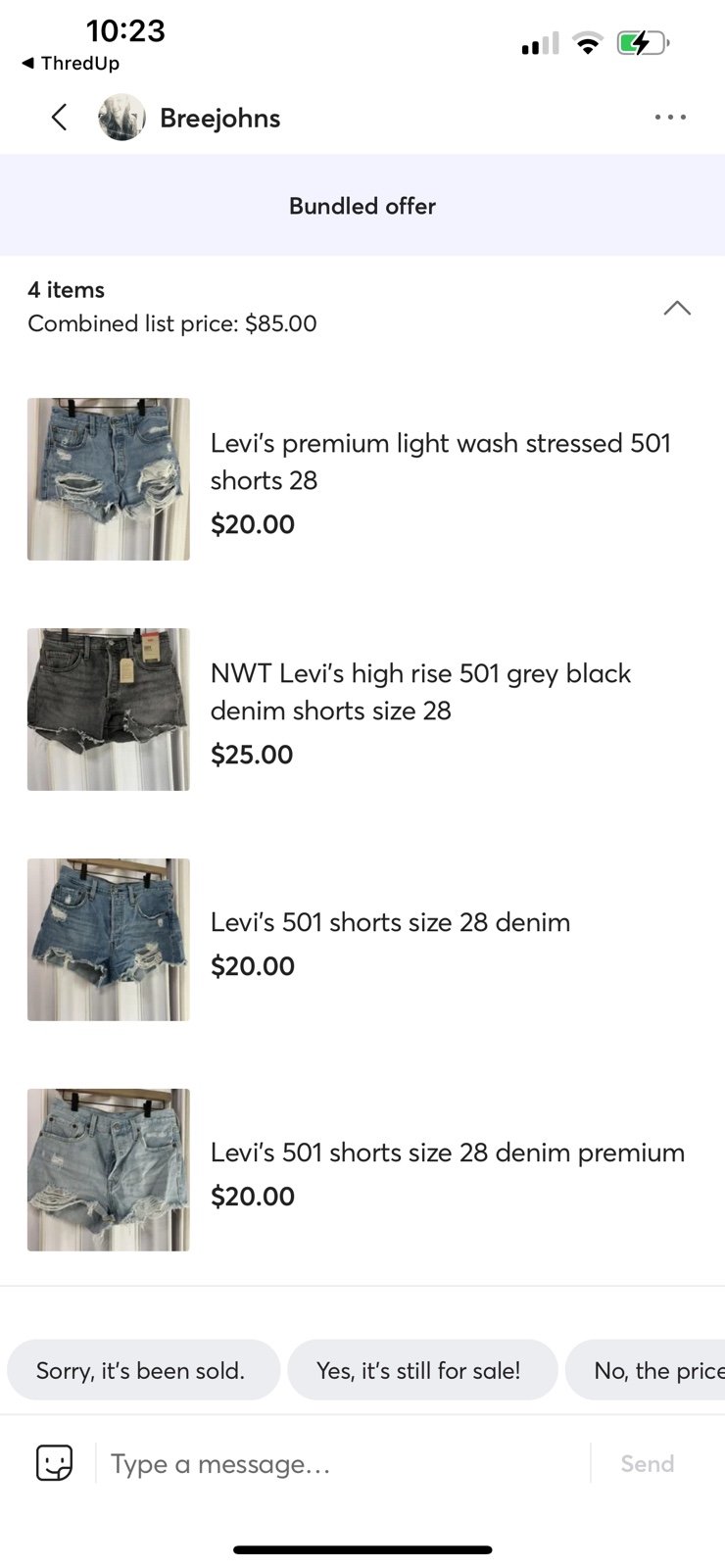 shorts bundle for Bree John’s