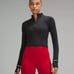 Lululemon It's Rulu Ribbed Cropped Half Zip