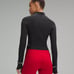 Lululemon It's Rulu Ribbed Cropped Half Zip