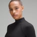 Lululemon It's Rulu Ribbed Cropped Half Zip