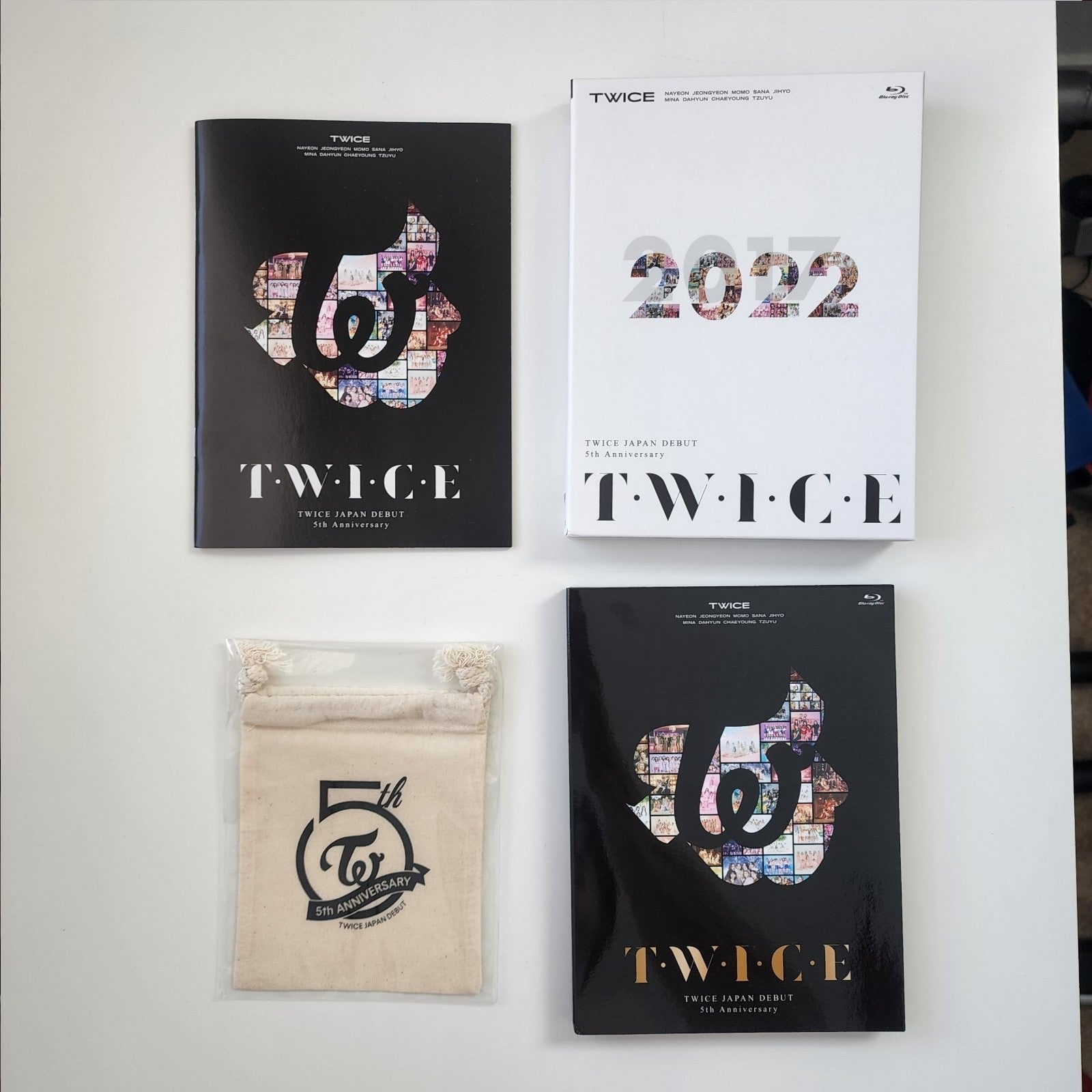 TWICE Japan 5th Anniversary Limited Edition Blu Ray with Exclusive Pouch