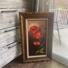 Poppies - painting by Monnie R. Smith 1977